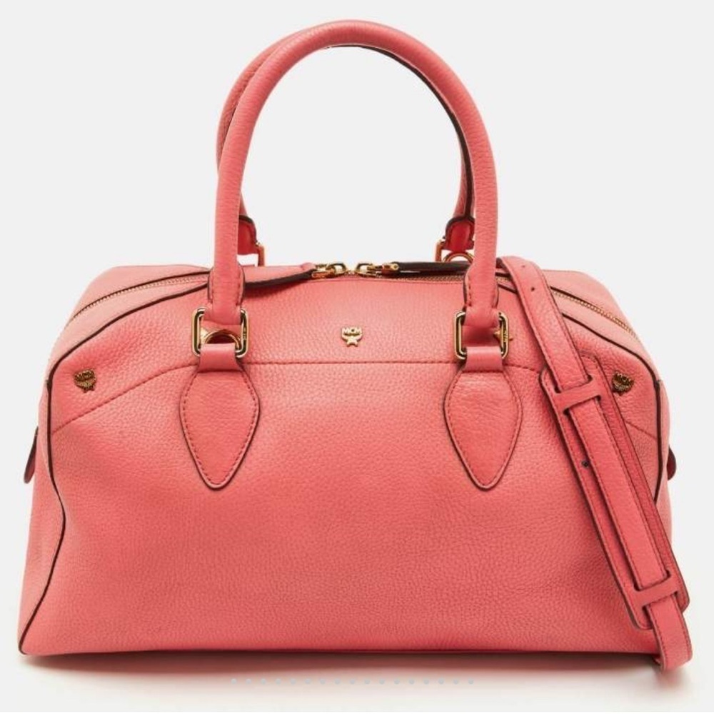 Authentic MCM Pink Leather Women's Bag